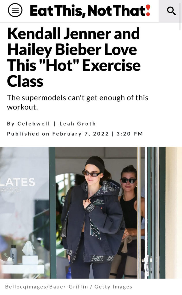 Kendall Jenner and Hailey Bieber Love This Hot Exercise Class
