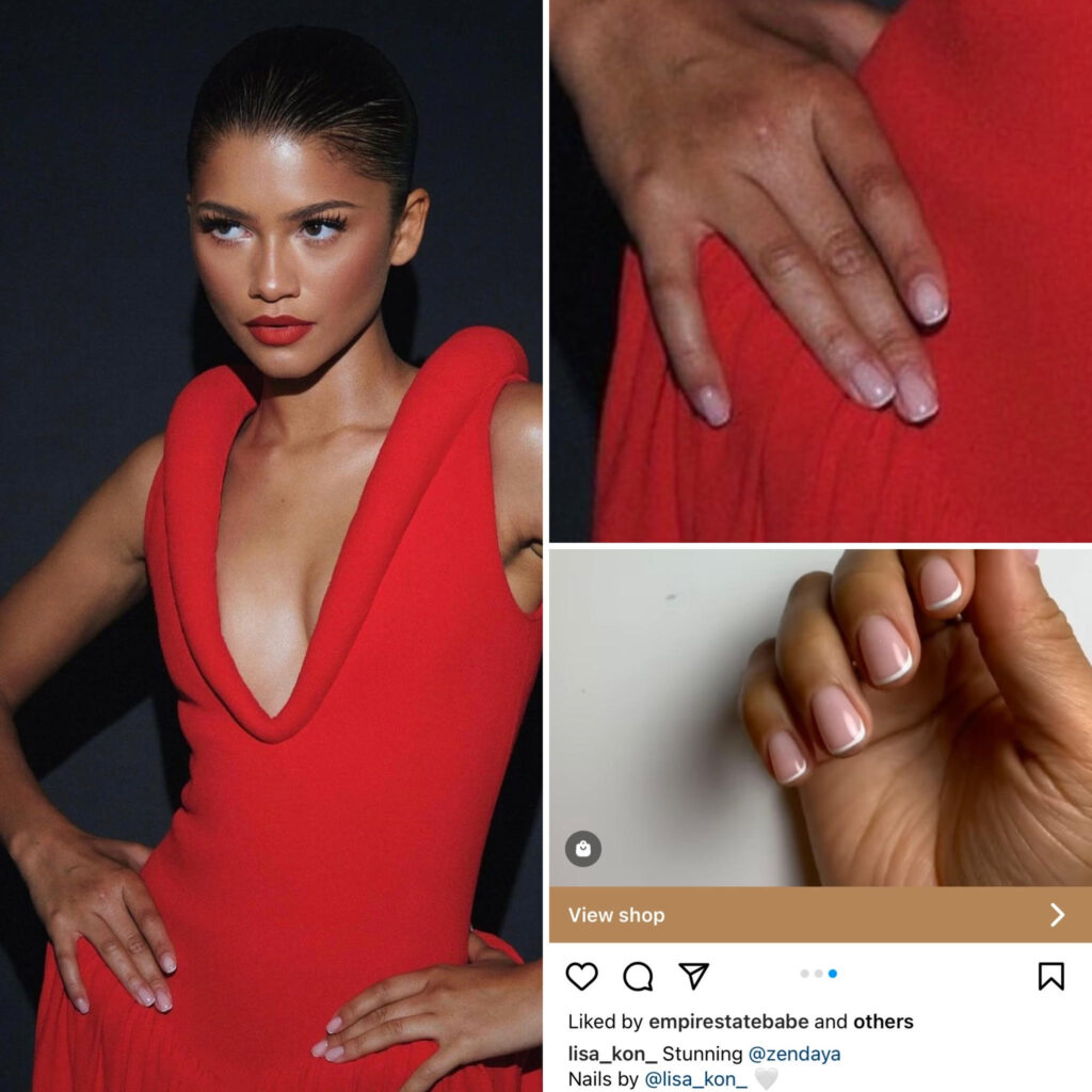 zendaya nails design