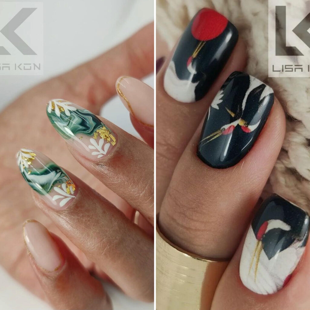 Polished By Rita - Short nails Louis Vuitton style!